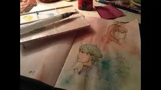 Sketch Video - Alm and Celica (Fire Emblem Echoes)