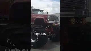 Entering the IMTHOF parking lot&hellip; HERCULES #oldskool #monstertruck