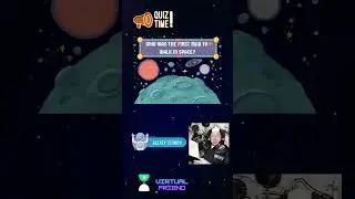 Who was the first man to walk in space #space #spacefacts #nasa #quizgames #shorts