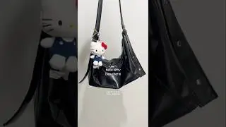 my new hello kitty bag charm🎀💭❤️ #hellokitty #sanrio #bagcharm #keychain #plush