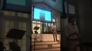 Andrew White chapel talk re Hurricane Harvey at River Oaks Baptist School