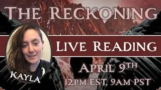Live Virtual Book Tour for The Reckoning Day 3: Reading Chapter 1