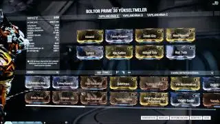 Warframe Boltor Prime Pro Build 4 Forma (T&uuml;rk&ccedil;e)
