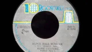 Rupie Culture - Dance Hall Bubbler + Dub - 7