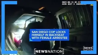 San Diego cop locks himself in backseat with female arrestee | NewsNation