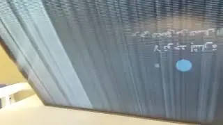 LG 55LB6520 LED TV VERTICAL BAR /LINES & FLICKERING DISPLAY CAUSE BY DAMAGE COF. (Tagalog)