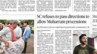 EPISODE -8 FRONT PAGE || THE HINDU