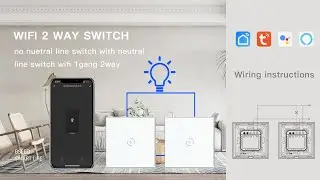 single live line wifi 1gang 2way install and connect