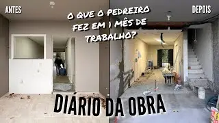 DIÁRIO DA OBRA Ep.1  - Quebramos a parede e integramos tudo!!!