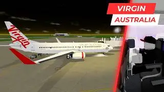 ROBLOX Airline Flight Review | Virgin Australia | Boeing 737-800 | Economy Class