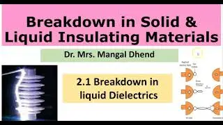 2.1-Breakdown in Liquid Dielectrics- Suspended Particle and Bubble Theory