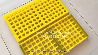 Durable Rubber Polyurethane Screening Deck Panels for Sand and Coal Plants