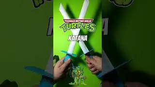 Katana Weapon Origami TEENAGE MUTANT NINJA TURTLES (Leonardo's weapon)