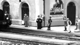 Plastico-diorama Peppone e Don Camillo