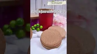 Candle Jars with Cork Lids