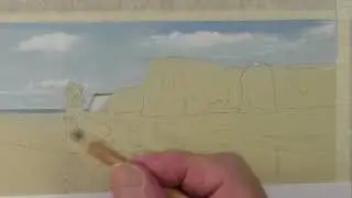 How To Draw Distant Cliffs in Pastel