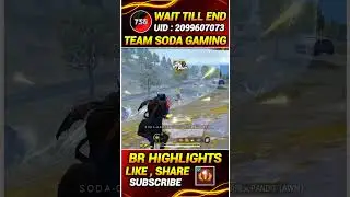 BR RANK HIGHLIGHTS BY SODA GAMING | FREE FIRE TELUGU | #shorts #freefire
