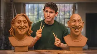 J'ai sculpt&eacute; Mcfly & Carlito en argile, leur r&eacute;action est terrible haha
