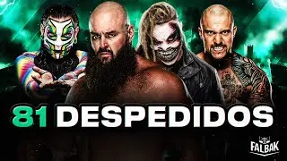 Los 81 Luchadores DESPEDIDOS en 2021 WWE