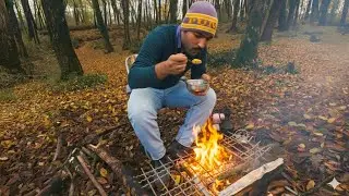 I Went Into the Forest Alone | Fire, Simple Food, Absolute Silence - AmiriTrails 