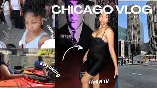 Travel Vlog : CHICAGO! Kayaking in the River | Microscopic Oysters | Spa Visit | Boat Capsized