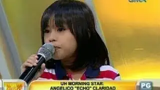 UH: UH Morning Star: Angelico 'Echo' Claridad, 7-year Bee Gees Wannabe