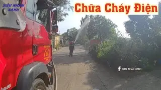 189/ Xe Cứu Hỏa Đi Chữa Cháy Điện