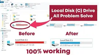 C Drive full windows 10 | C Drive Automatically full problem Solved [ Make Your PC Faster ]