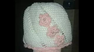 CAPPELLINO GIRANDOLA NEONATO - TUTORIAL UNCINETTO FACILE PASSO PASSO - GOMITOLANDO CON IMMA