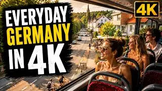Bus ride from Siegburg to Sankt Augustin, Germany in 4K