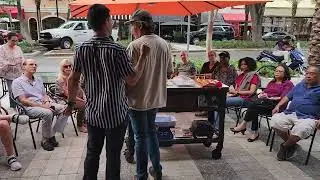 Chef Abe's cooking demo at Krakatoa Indonesian Restaurant #hollywoodfl #food #indonesianfood
