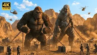 King Kong & Godzilla vs Military Superpowers | AI Cinematic Short Film