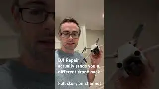 DJI repair sends you back a different drone. #djimini3pro #crash #repair #drone