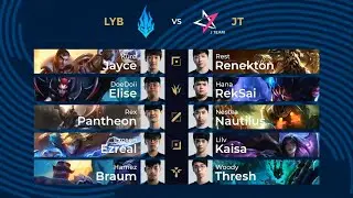 [EN] LYB vs JT | Week 3 Day 1 | PCS Spring Split (2020) | Liyab Esports vs J Team