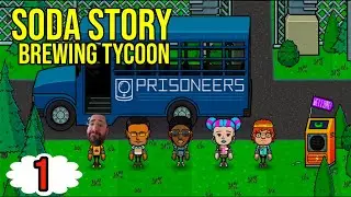 Soda Story: Brewing tycoon ep 1 🥤 Reality show featuring prisoners - Let's play, First look