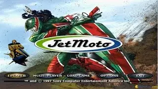 JetMoto gameplay (PC Game, 1996)