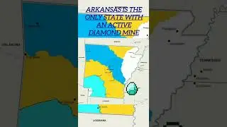 2 facts about Arkansas🤯#geography #shorts #funfacts #short #video #map #viral #arkansas