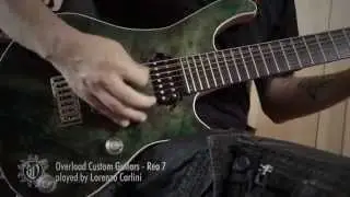 Overload guitars in collaboration with Black Therapy - Black Crow - playthrough