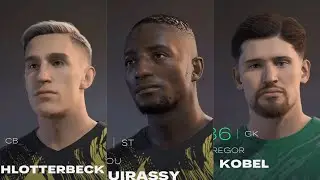 FC 26: BORUSSIA DORTMUND PLAYER FACES AND RATINGS