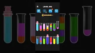 Complete Water Color Sorting (Early Access) Level 891 to Level 895