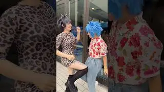 Strobelite Gorillaz! With @SugarVail #gorillaz #cosplay #makeup #cartoon #noodle #2d
