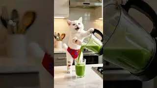 🐱💥🦎 Kitten vs the GIANT LIZARD! 🚨😱 #supercattales #cat #supercattalespaws #animation #catfunny