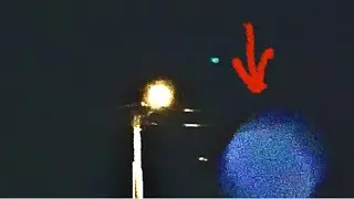 Blue Orb Encounter, Things passing by right in front of me while filming a street light (Sermon 👇)