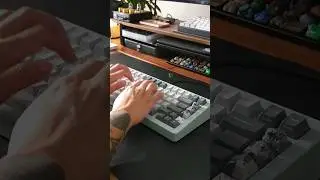 Trio75 typing sounds: marshmallow switches and GMK Hyperfuse! #keyboard #asmr #shorts
