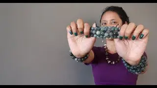 Wear Moss Agate Bracelets - Satin Crystals Healing Jewelry