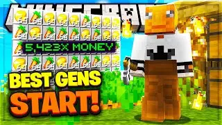 ЛУЧШИЙ старт на НОВОМ сервере Minecraft GENS Tycoon! | Minecraft Tycoon Gens | OPLEGENDS EP 1