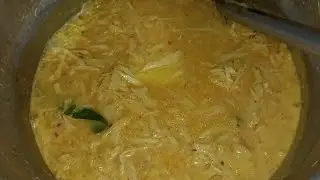 Masak sayur rebung dan ayam bumbu kuning menu makan malam kami