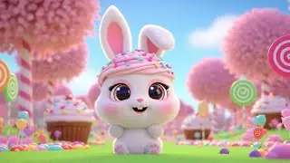 Cupcake Bunny's Bubblegum Adventure | Fun & Sweet Rhyme for Kids | Nursery Rhymes for Children