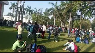 npcil  narora exam centre   students...
