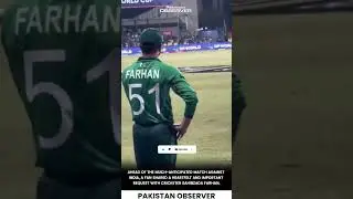 Fan&rsquo;s Special Request to Sahibzada Farhan Before India Clash | Pakistan Observer